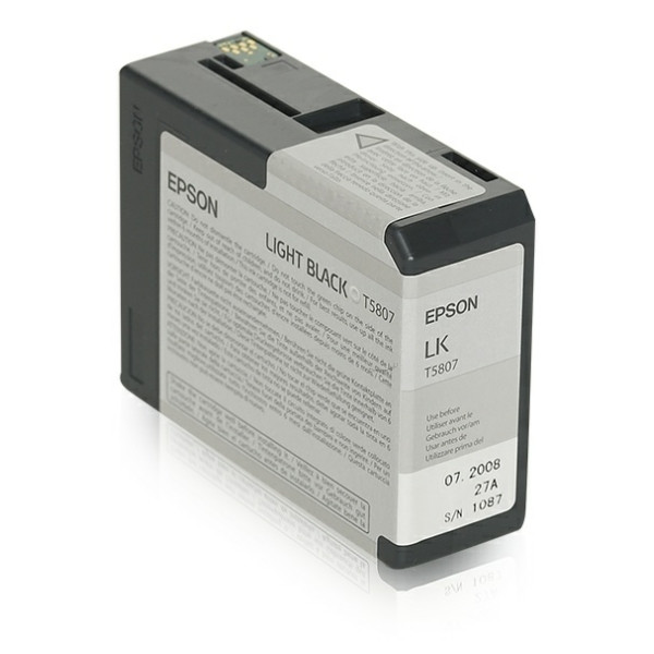 Original Tintenpatrone schwarz hell Epson T5807 (C13T580700)