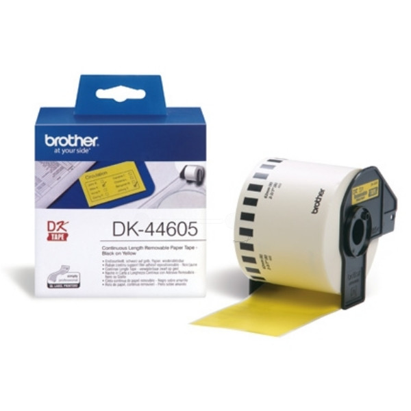 Original DirectLabel Etiketten gelb Papier Brother DK-44605